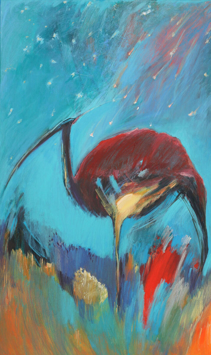 No. 22, akryl/płótno, 100x60 cm