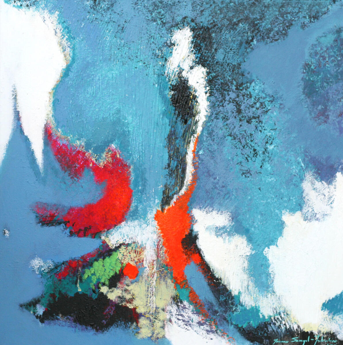 No. 20, akryl/płótno, 60x60 cm