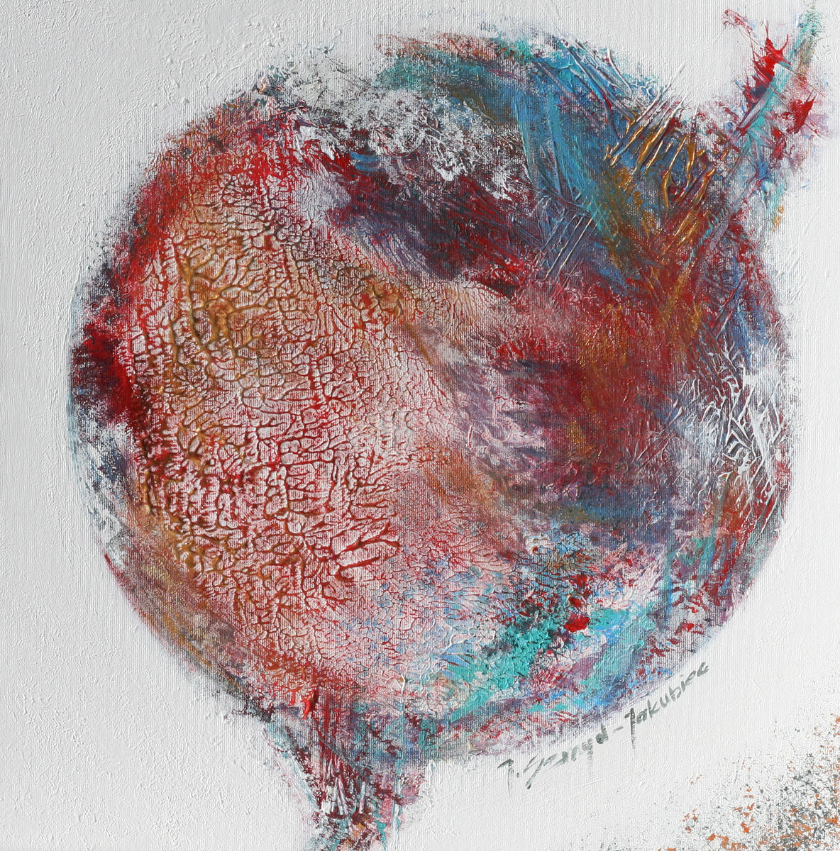 No. 1, akryl/płótno, 50x50 cm