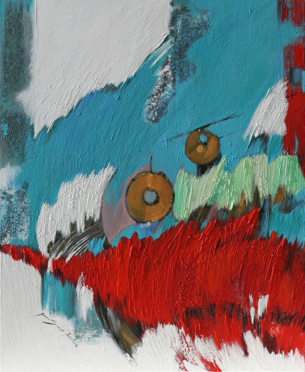 No. 13, akryl/płótno, 110x90 cm