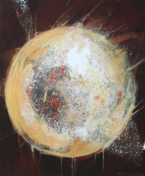 No. 2, akryl/płótno, 70x60 cm