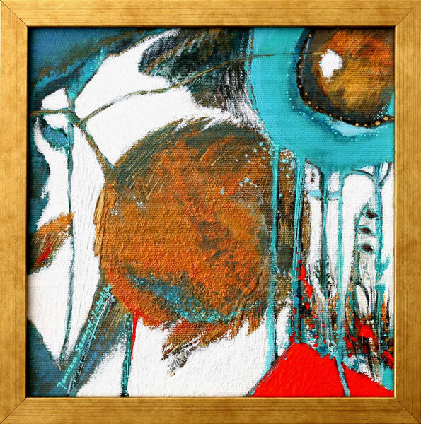 No. 11, akryl/płótno, 20x20 cm