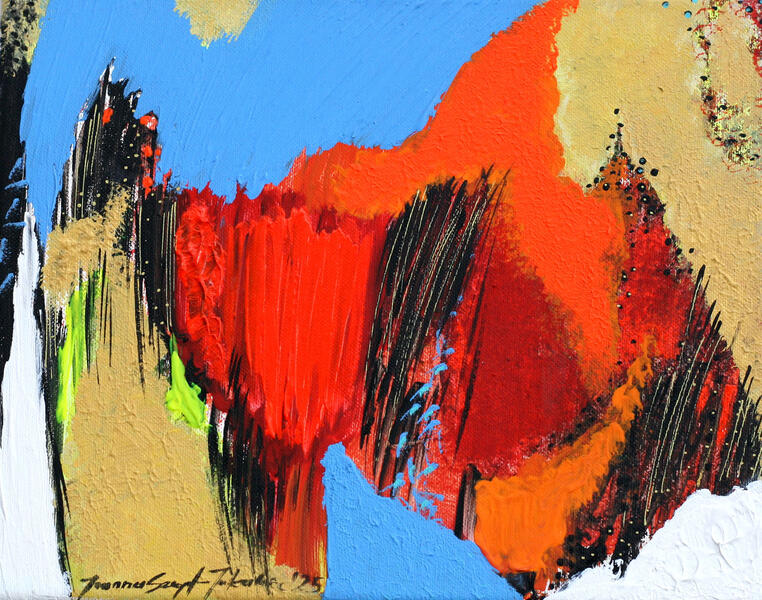 No. 15, akryl/płótno, 24x30 cm